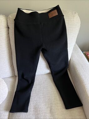 Black Junior Fleece-Lined Leggings - Cozy Everyday Bottoms